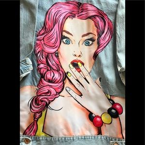 Pop-Art Denim Jacket